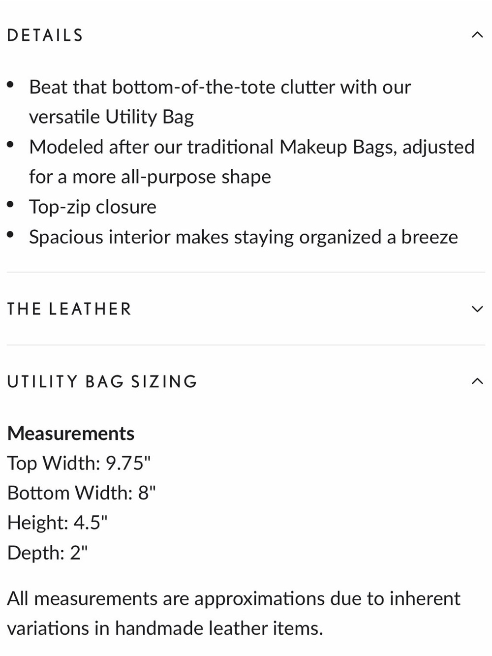 Portland Leather Sage Green Leather Utility Pouch - Unicorn retired color - Picture 7 of 7